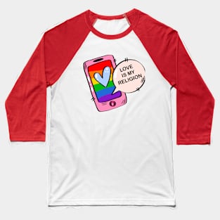 Gay Pride Baseball T-Shirt